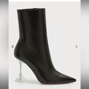 Amina Muaddi
Giorgia Napa Clear-Heel Ankle Booties